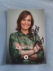 Isabell Stern Von Sturm Der Liebe Autogrammkarte - Bild 1 von 1
