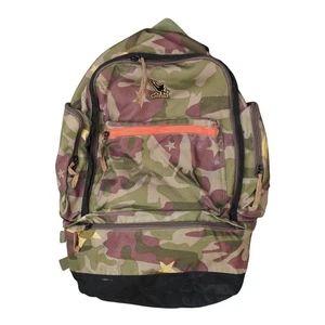 Li Ning großer Rucksack Camo Print grün Heritage Outdoor Fitness Wandern Campen - Bild 1 von 19