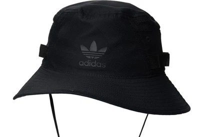 *BIG SALE* Adidas Unisex Boonie Hat SMALL MEDIUM Bucket Cap BLACK S / M - Image 1 of 3