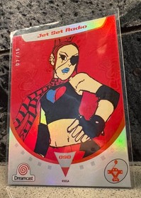 SERIALIZED Limited Run Games Sega Dreamcast Card 090 Jet Set Radio 07/15 LRG