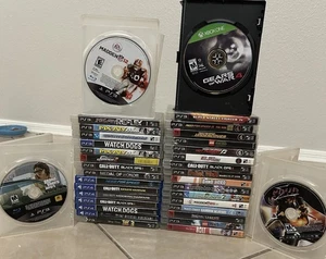 Lot of 35 PS3 PS4 and Xbox Games - GTA Need for Speed Street Fighter COD More - Picture 1 of 9