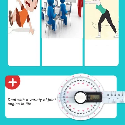Therapy Angle Finder High Accuracy Battery Powered Easy To Observe Goniometer - Image 1 of 4
