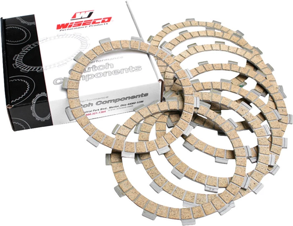 Wiseco Clutch Friction Driven Plates for HONDA CR250R CR500R 1990-2007 - Image 1 of 1
