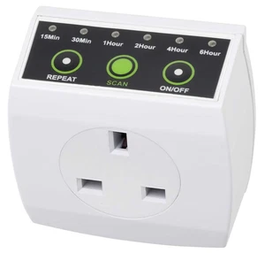 Countdown Timer Plug with Repeat - Energy Efficient, Digital, and Easy to Use - Picture 1 of 12