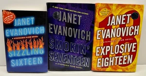 Janet Evanovich Stephanie Plum Series 16 17 18 Hardcover Books Mystery Crime - Bild 1 von 2