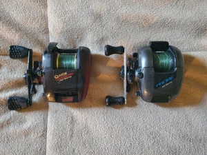 Quantum Baitcasting Reels x 2 Pro1c & Probe Both Used Work - Picture 1 of 6