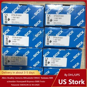 NEW Sick DT35-B15551 1057651 DT35B15551 Laser Ranging Photoelectric Sensor - Picture 1 of 8