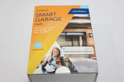 Chamberlain MyQ Smart Garage Door Opener Hub Black New Open Box - Image 1 of 4