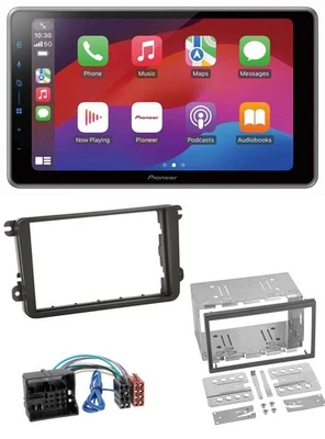 Pioneer MP3 USB DAB Bluetooth 2DIN Autoradio für VW T6 2015-2019 schwarz - Bild 1 von 4