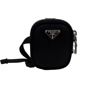 Auténtico NUEVO PRADA Zapato Bolsa Negro - Imagen 1 de 10