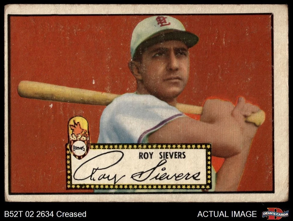 1952 Topps #64 Roy Sievers Browns 1.5 - FAIR - Image 1 of 1
