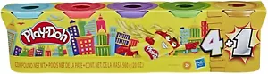 Play-Doh Super Gold Pack contiene 5 vasche di cui 1 vasca Super Gold - Foto 1 di 3