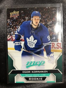 2020-21 UD MVP Base Rookie SP #231 Egor Korshkov RC - Toronto Maple Leafs