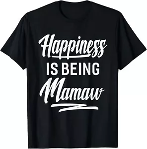 Mamaw Happiness Is Time With Grandkids Family Reunion T-Shirt Hoodie - Picture 1 of 9