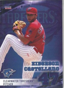 2022 Choice Clearwater Threshers #8 Eiberson Castellano Philadelphia Phillies