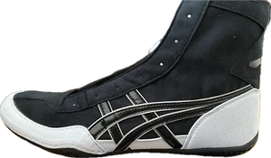asics Boxen Ringerschuhe schwarz × grau black line weiß NEU EX-EO TWR900 Next - Bild 1 von 7