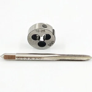 10-28 TPI Tap and Die Set HSS Right Hand Thread 10-28 UNS Tap 10-28 UNS Die - Picture 1 of 9