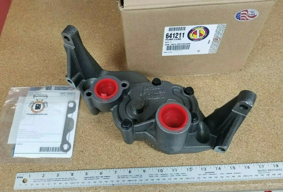 Detroit Diesel Series 60 Oil Pump 12.7L PAI P/N 641211 Alt. # Detroit 23505886