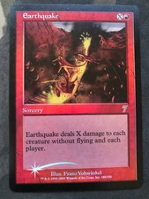Earthquake - 7th Edition FOIL - EX / NM - English MtG Magic