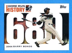2005 Topps Bonds HR History #680 Barry Bonds Giants - Bild 1 von 1