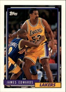 1992-93 Topps Basketball #374 James Edwards