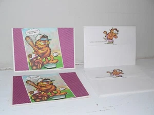 Garfield Vintage 1992 Note Cards & Envelopes, 7 New Cards In Package - Picture 1 of 1