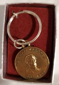 NEW LINCOLNS HOME SPRINGIELD IL KEY CHAIN - Picture 1 of 5