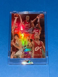2004-05 eTopps /1000 Cleveland Cavaliers #3 LeBron James & Team - Picture 1 of 5