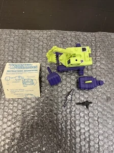 Vintage Transformers G1 1985 Constructicon Scavenger Shovel Complete 4 Devasator - Picture 1 of 11