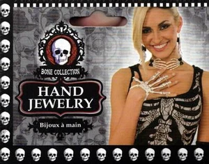 EXOTIC BONE SKELETON Gothic Women Ladies SLAVE BRACELET FASHION HAND JEWELRY New - Picture 1 of 1