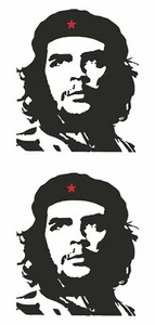 Aufkleber Che Guevara Kontur 2er-Set 145 x 70 mm Auto Sticker Tattoo - Bild 1 von 1