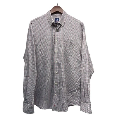 Camisa Johnny-o Para Hombres Grande Multicolor Rayas Manga Larga Con Botones Foto 1 de 4