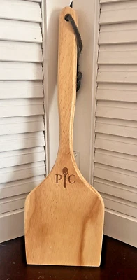 Pampered Chef 14" Wooden Grill Scraper Wedged Spatula 2723 NWOT - Image 1 of 4