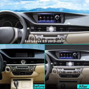 Wireless Carplay Android 13 For Lexus ES ES240 ES250 ES350 ES300h 2013-2017 GPS - Picture 1 of 7