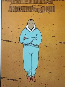 JEAN GIRAUD MOEBIUS 1984 SCREEN PRINT COLOR LITHOGRAPH ART PRINT UNSIGNED PG 26 - Picture 1 of 5