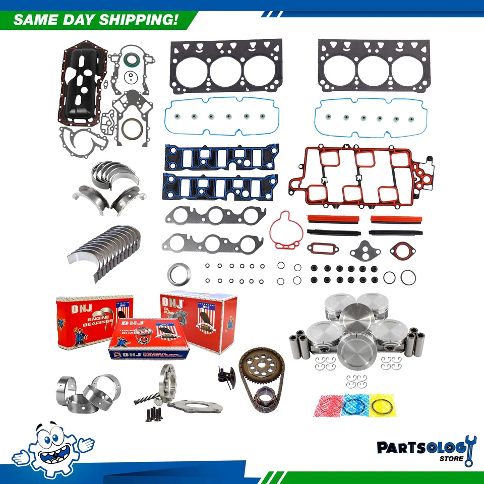 DNJ EK3144AM Master Engine Rebuild Kit For 04-05 Chevrolet Impala 3.8L OHV 12v - Image 1 of 4