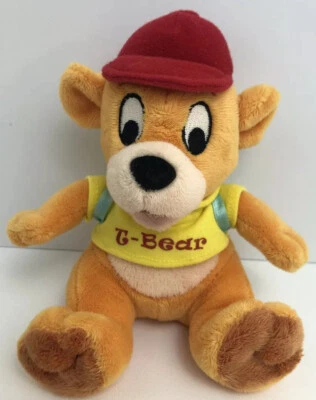 Traveling Bear Kids 7" Orange with Backpack Stuffed Animal Toy  - Image 1 of 4