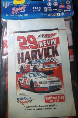 WinCraft Kevin Harvick #29 Goodwrench 27" x 37" Bandera Vertical Nascar Racing NUEVO Foto 1 de 3