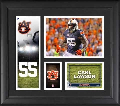 Carl Lawson Auburn Tigers Framed 15x17 Player Collage - Fanatics Cover