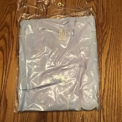 ВИНТАЖ 1960-х ARISTOCRAFT на превосходный синий коротким рукавом пижамы новый в упаковке - Изображение 1 из 4