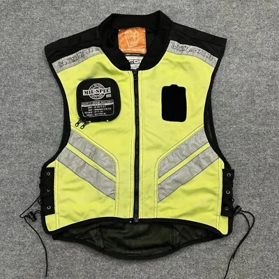 ICON Motorsports Mesh Mil Spec Fluorescent Neon Reflective Vest Regular Size - Image 1 of 4