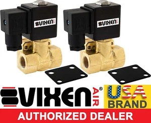 3/8" NPT HIGH FLOW ELECTRIC AIR VALVE SOLENOID SUSPENSION/AIR RIDE/SLAM 1 CORNER - Bild 1 von 5