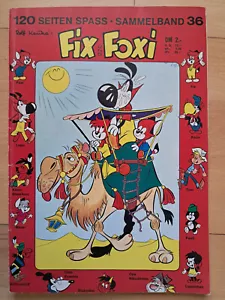 Fix + Foxi Sammelband Nr.36 von 1969 mit Bastelseiten Miniheft + Sammelseiten - Picture 1 of 7