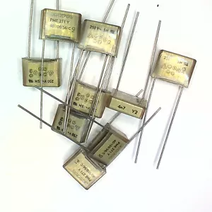 5x 4.7nF Y2 250VAC KEMET CAPACITORS PME271Y Audio Metalized Paper 40/100/56/C - Picture 1 of 3
