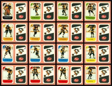 1982-83 Post Cereal Pittsburgh Penguins Kehoe NHL Hockey Mini Card Set of 16