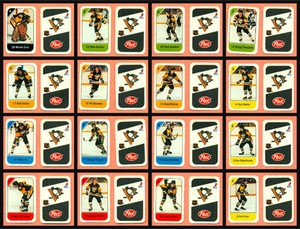 1982-83 Post Cereal Pittsburgh Penguins Kehoe NHL Hockey Mini Card Set of 16