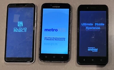 Lote de Coolpad Defiant 8 GB Metro PCS UMX Cloud Mobile como está Foto 1 de 3
