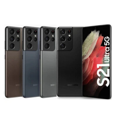 Neu Samsung Galaxy S21 Ultra 5G SM-G998U 128GB Ohne Simlock 6.8" Einzel-SIM  - Bild 1 von 4