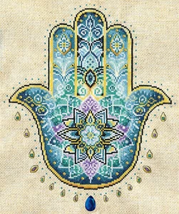 Cross Stitch Kit ~ Design Works Hamsa Hand #DW3569 - Picture 1 of 4