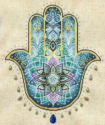 Cross Stitch Kit ~ Design Works Hamsa Hand #DW3569 - Image 1 of 4